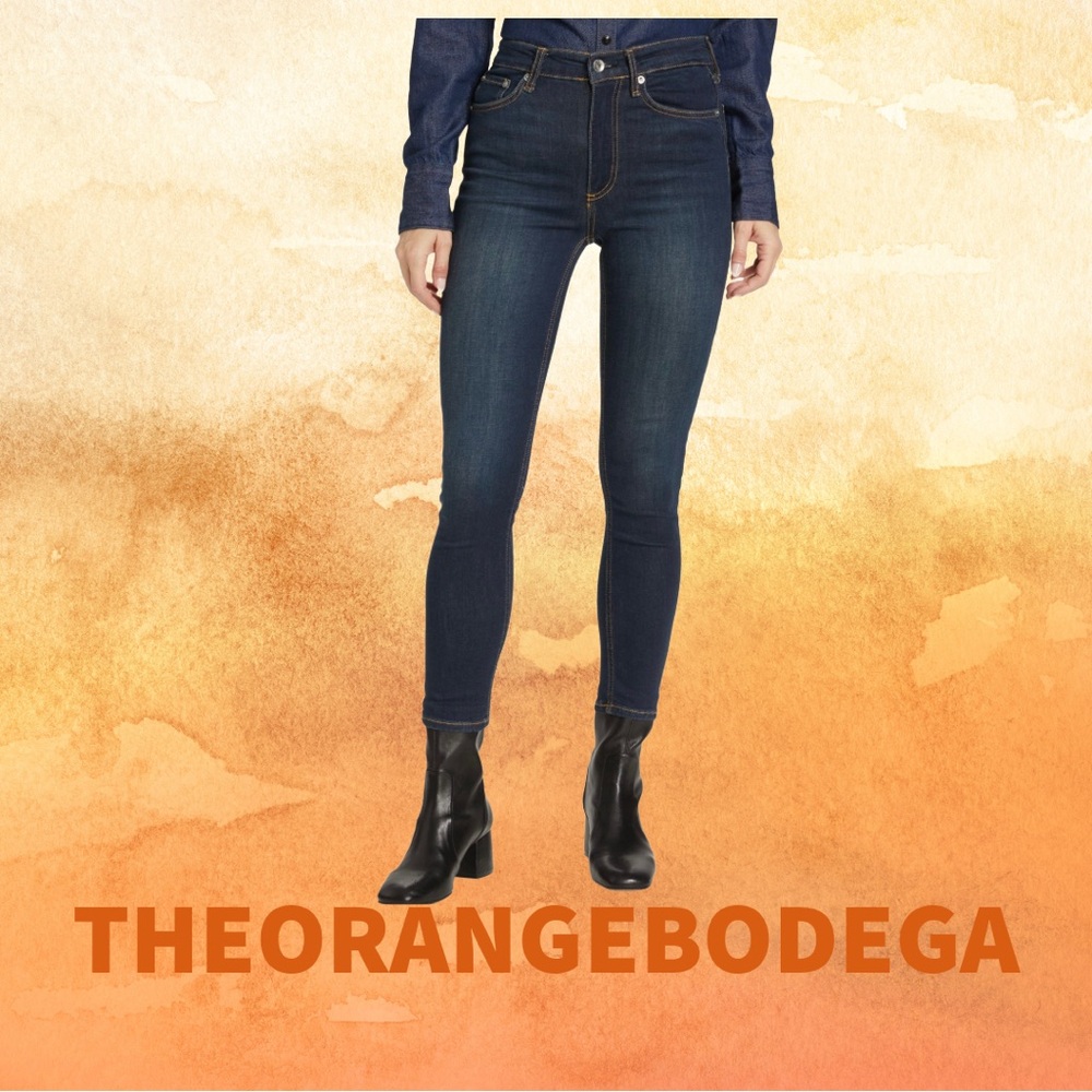 Rag & Bone
Nina High Rise Ankle Skinny Jeans 
Size 25